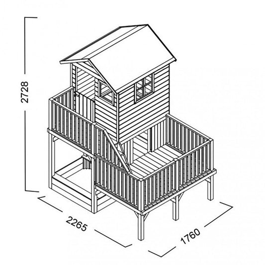 CASETTA IN LEGNO DOREMI