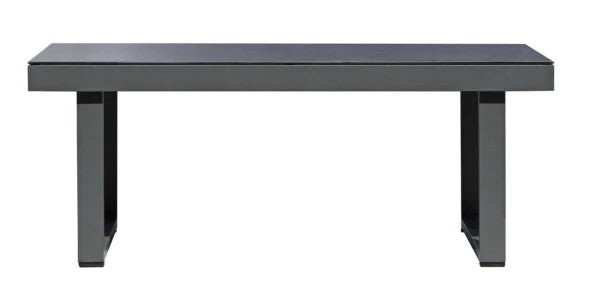 Salotto Cerveteri in alluminio antracite set 151G