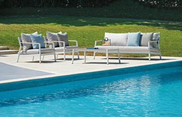 Salotto Cassis alluminio set 142B