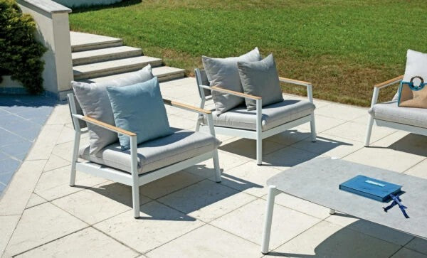 Salotto Cassis alluminio set 142B