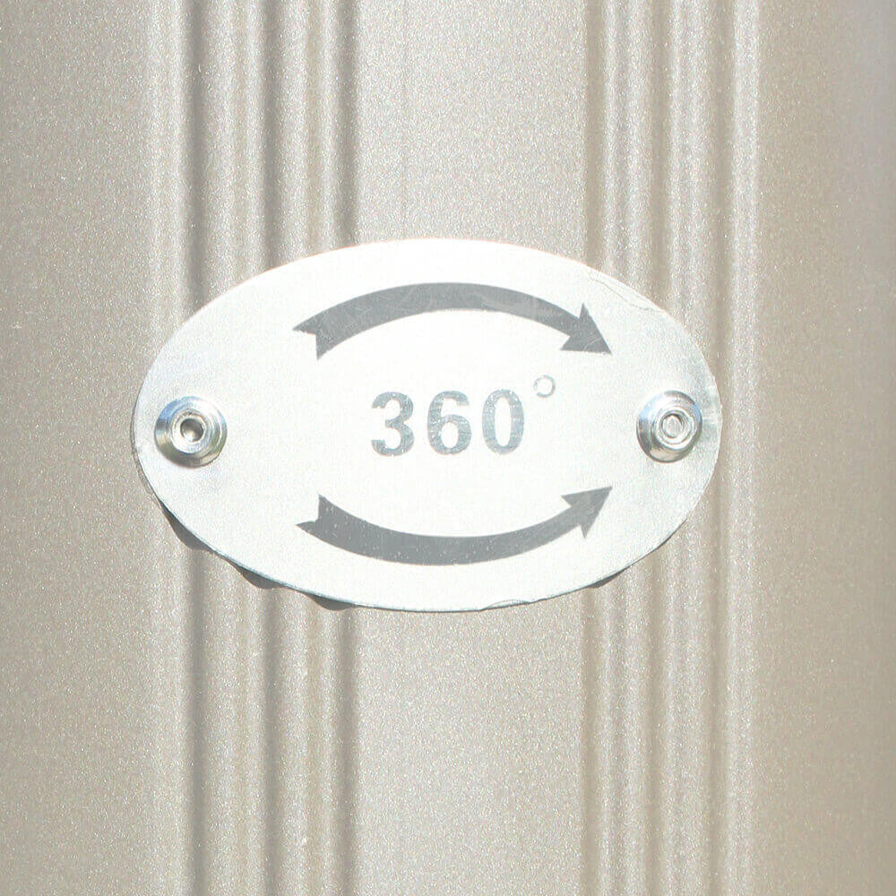 OMBRELLONE SATURNO TORTORA P/L 3 X 3 TELO TORTORA