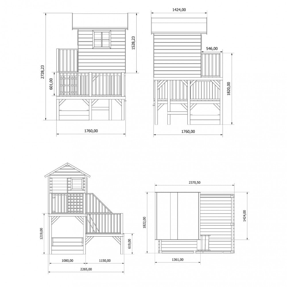 CASETTA IN LEGNO DOREMI