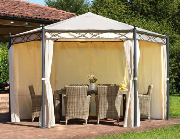 Gazebo Esagonale 400 cm Gaz370
