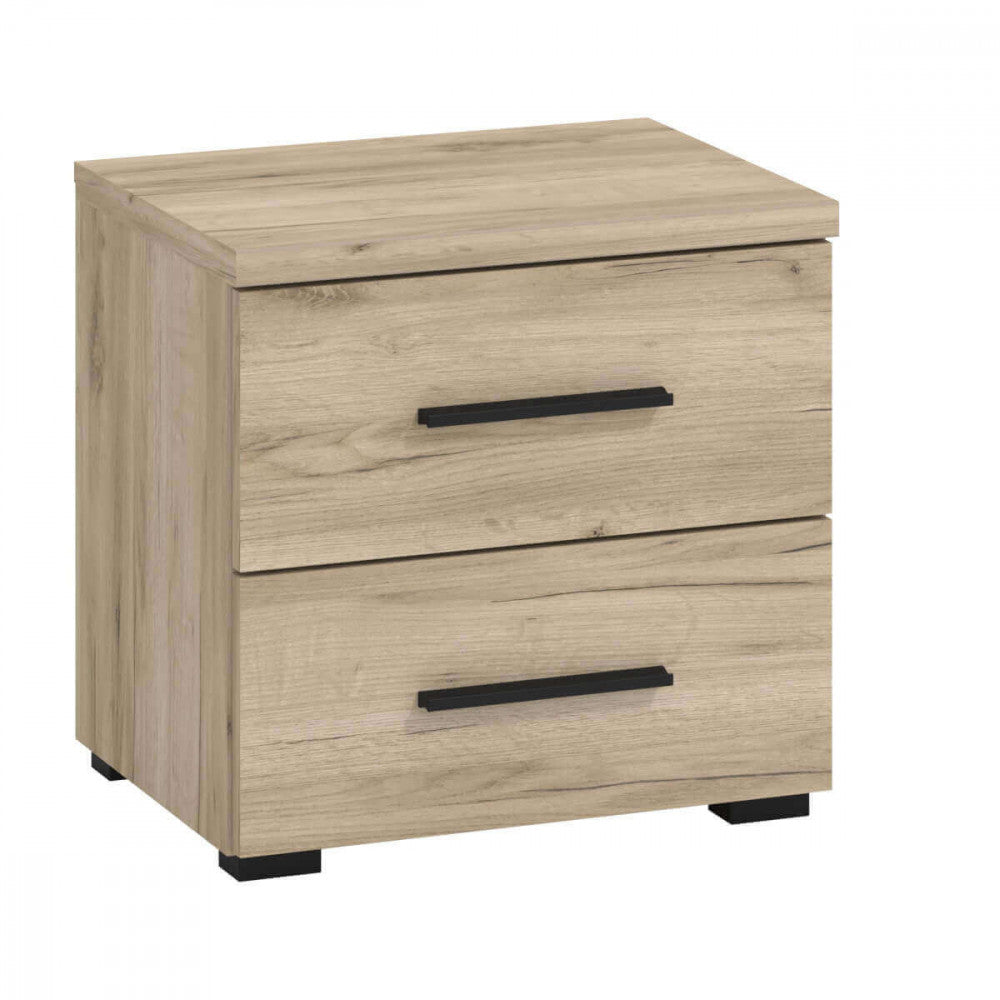 COMODINO DADO ROVERE GRIGIO