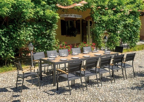 Tavolo Teak e Alluminio RTT86G