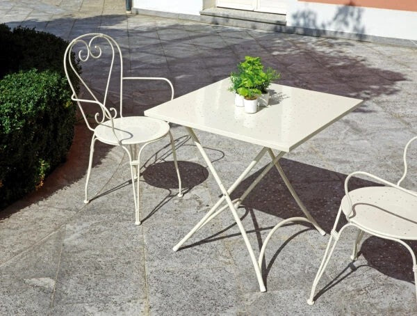 Tavolo quadrato in ferro FTF57A