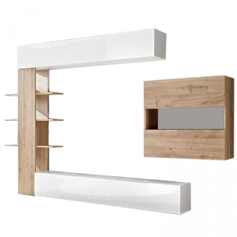 SOGGIORNO COMP. 2 BIANCO LUCIDO/CADIZ ENEA