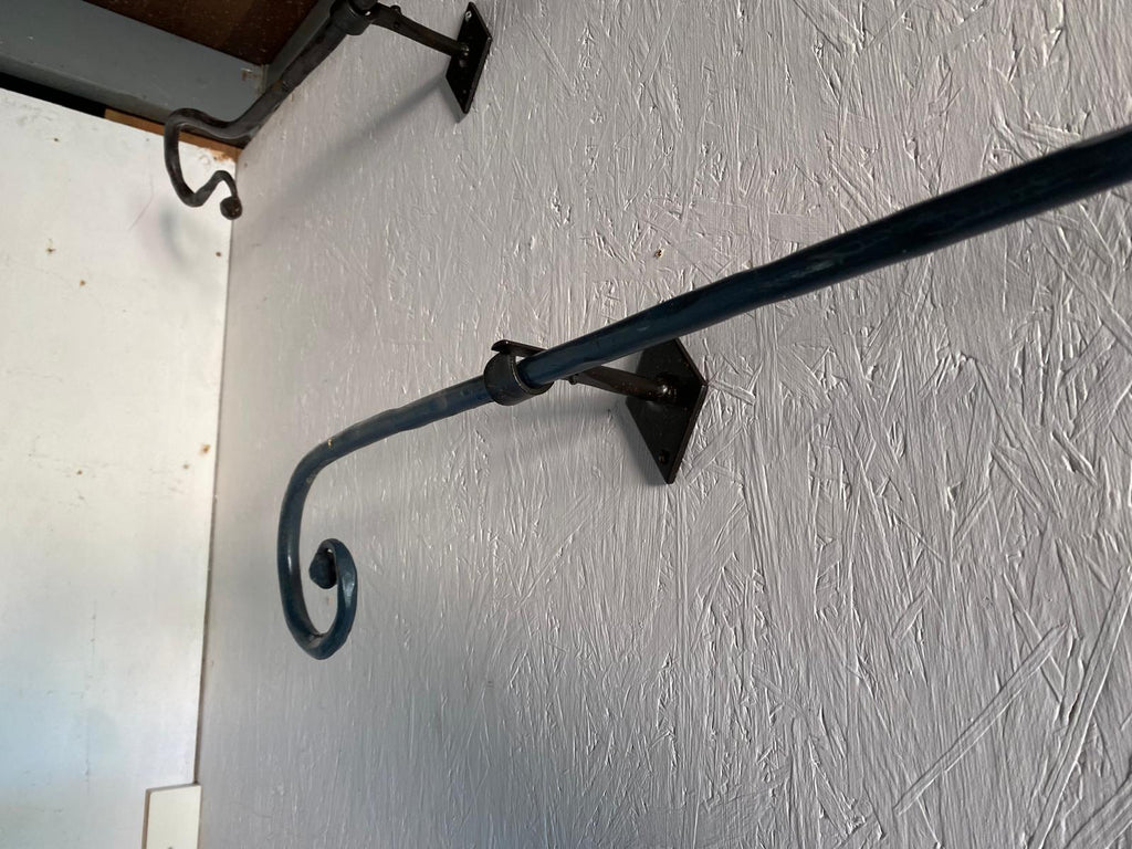 Bastone per tenda in ferro battuto