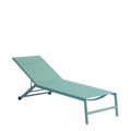Lettino Verde con Ruote Clat46V