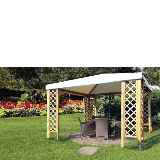 GAZEBO CAPRI 300X300 CON GRIGLIATI