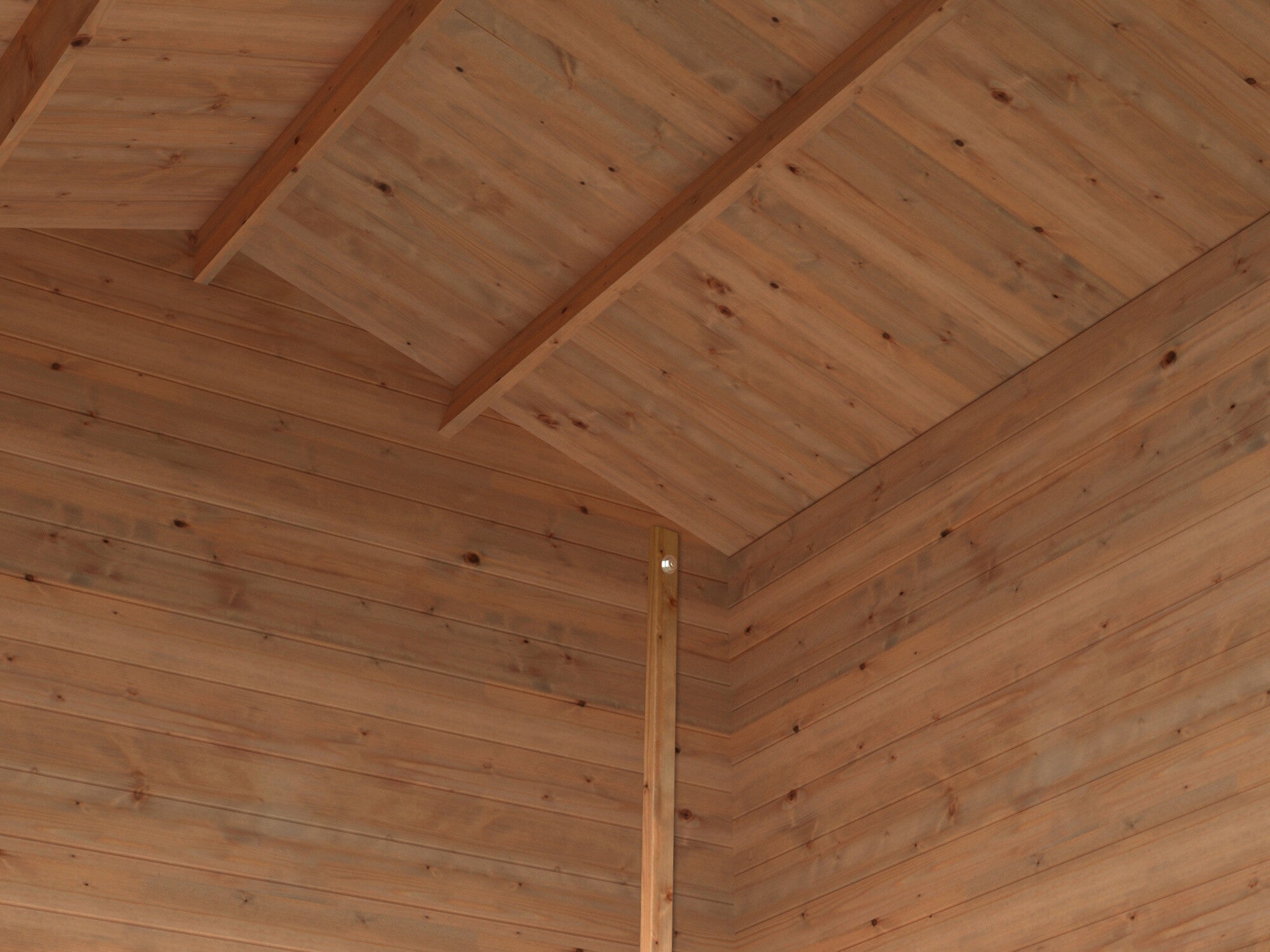 Casetta in Abete Impregnato 380x337