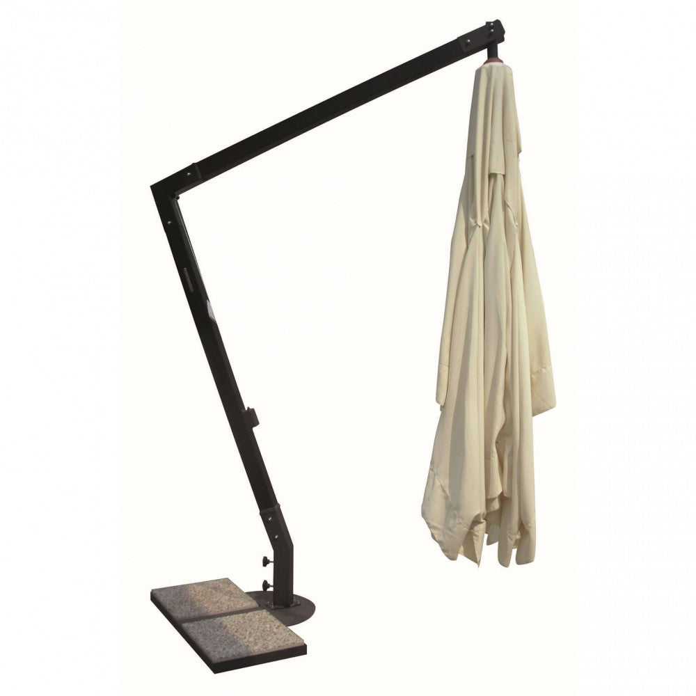 OMBRELLONE VENERE NERO DE LUXE P/L 3 X 3