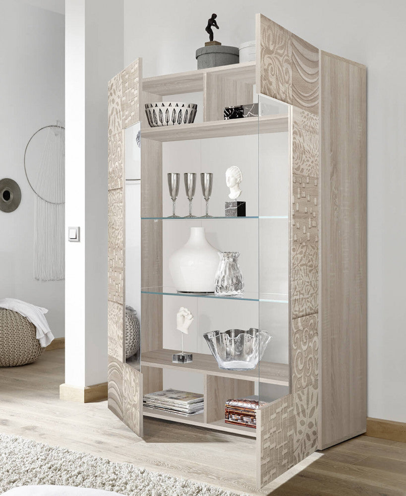 VETRINA 2 ANTE ROVERE SAMOA GABRIELE