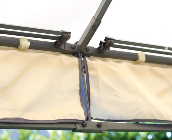 Gazebo in ferro quadrato 3x3