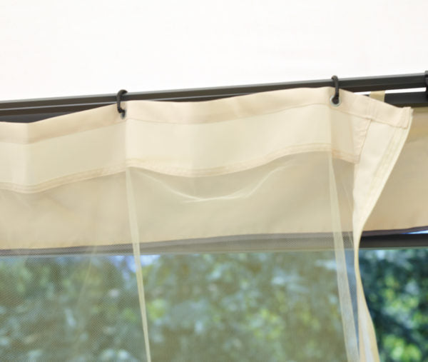 Gazebo in ferro quadrato 3x3