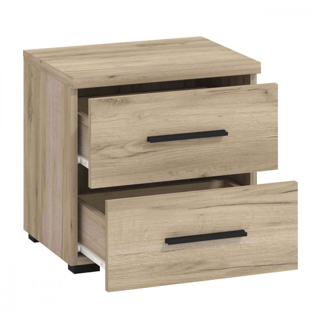 COMODINO DADO ROVERE GRIGIO