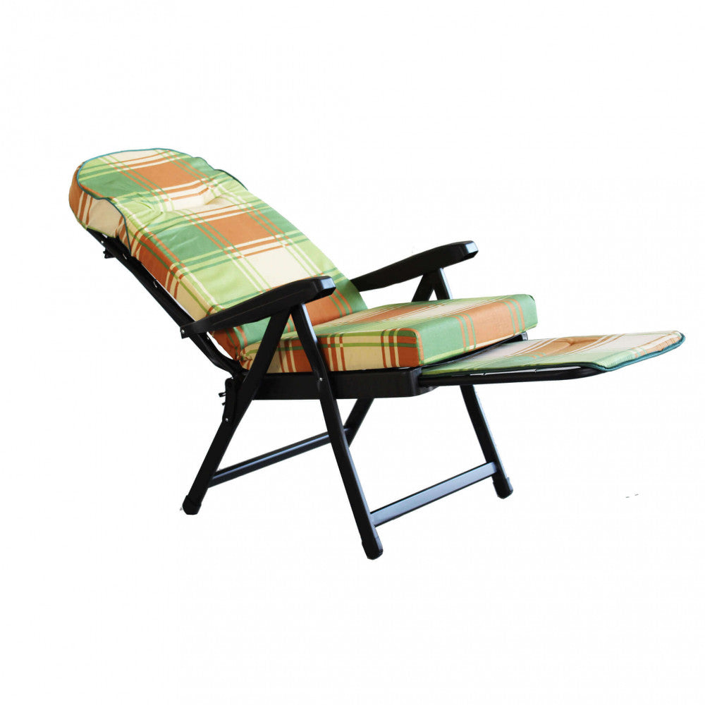 HAITI CHAIR CHAIR, GELBE UND SCHOTTISCH ORANGE TROLLEY-MODELL