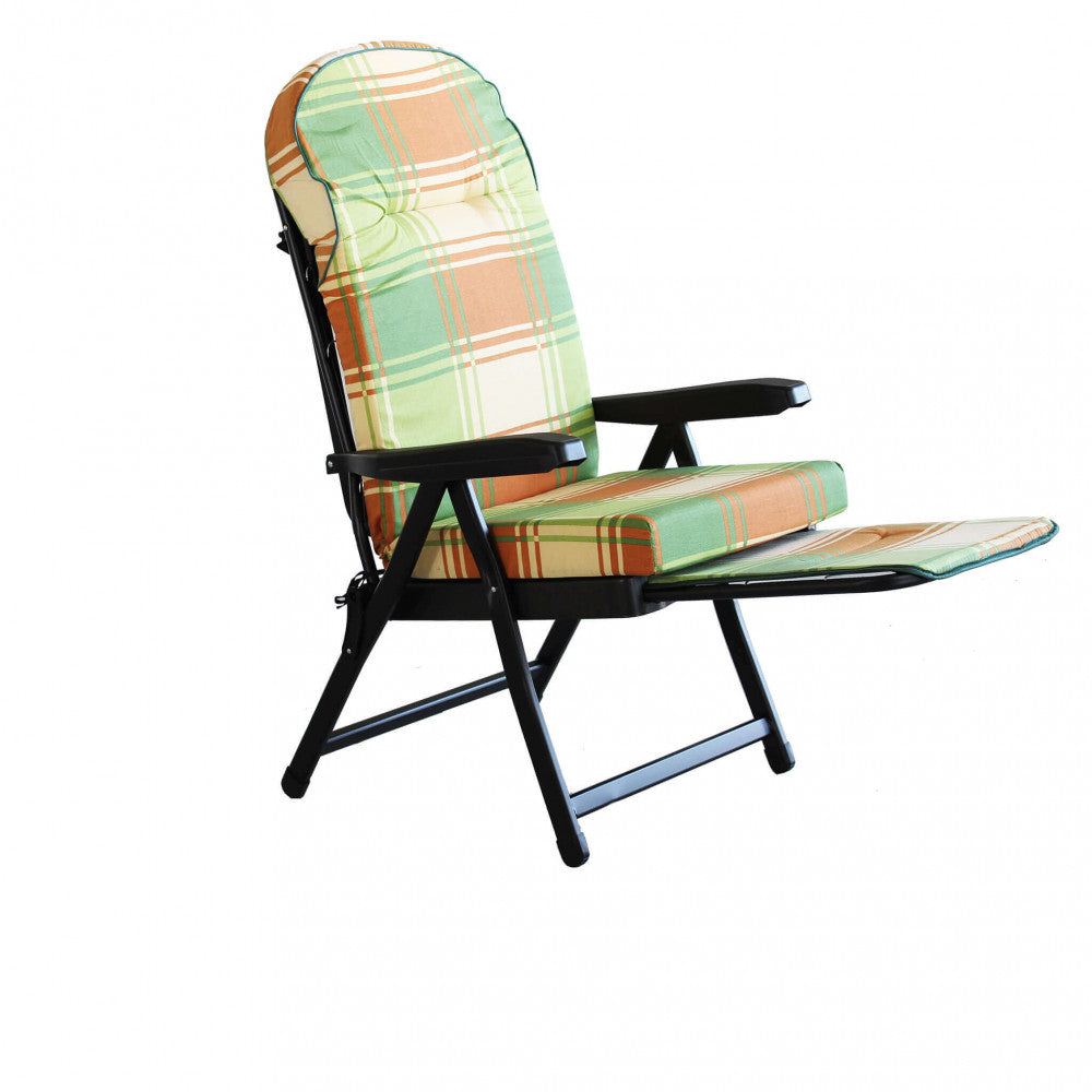 HAITI CHAIR CHAIR, GELBE UND SCHOTTISCH ORANGE TROLLEY-MODELL