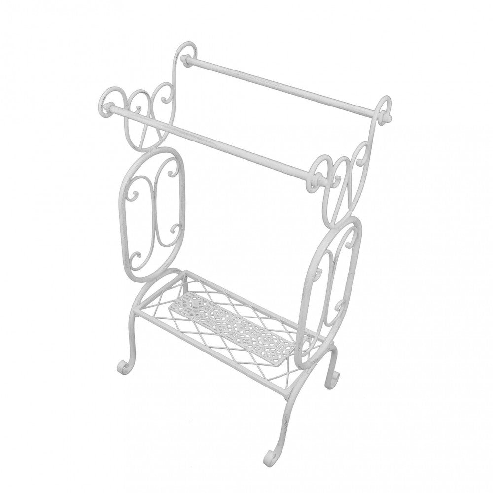 PORTASCIUGAMANI AURIELLE BIANCO ANTICO