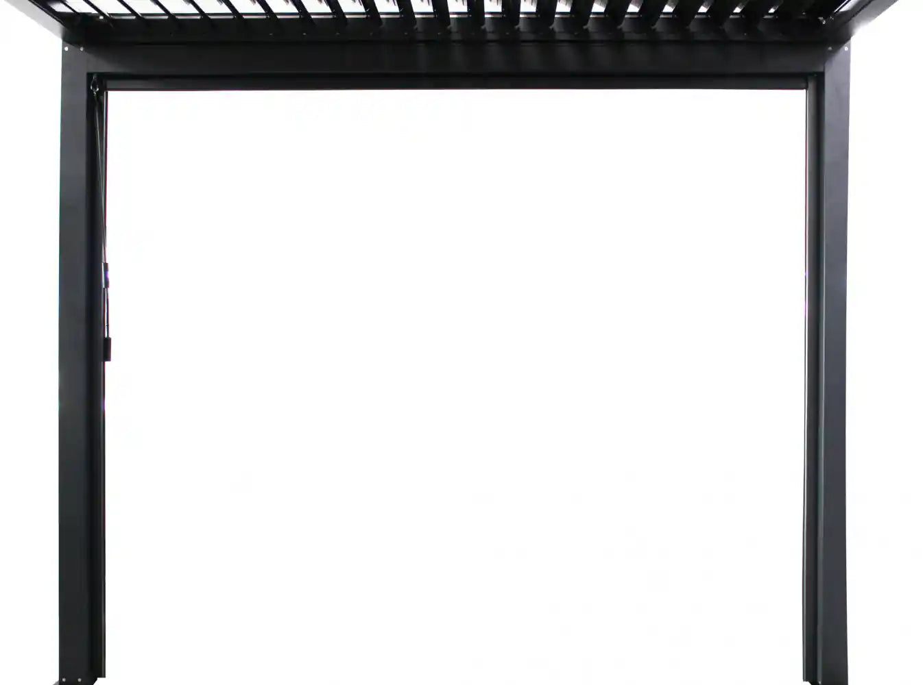 Laterale manuale in PVC antracite 3 metri - massima protezione 365 giorni