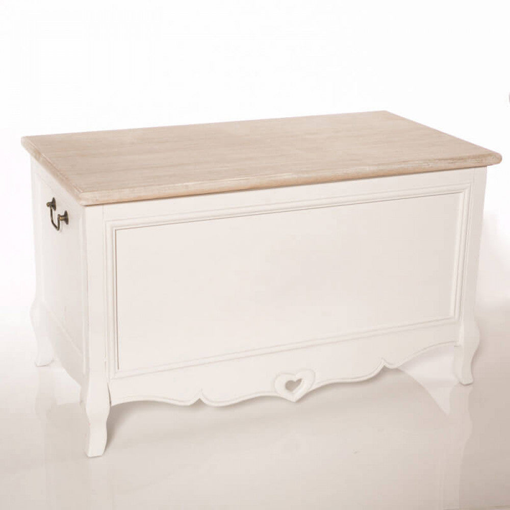 BAULE DI LEGNO CUORE