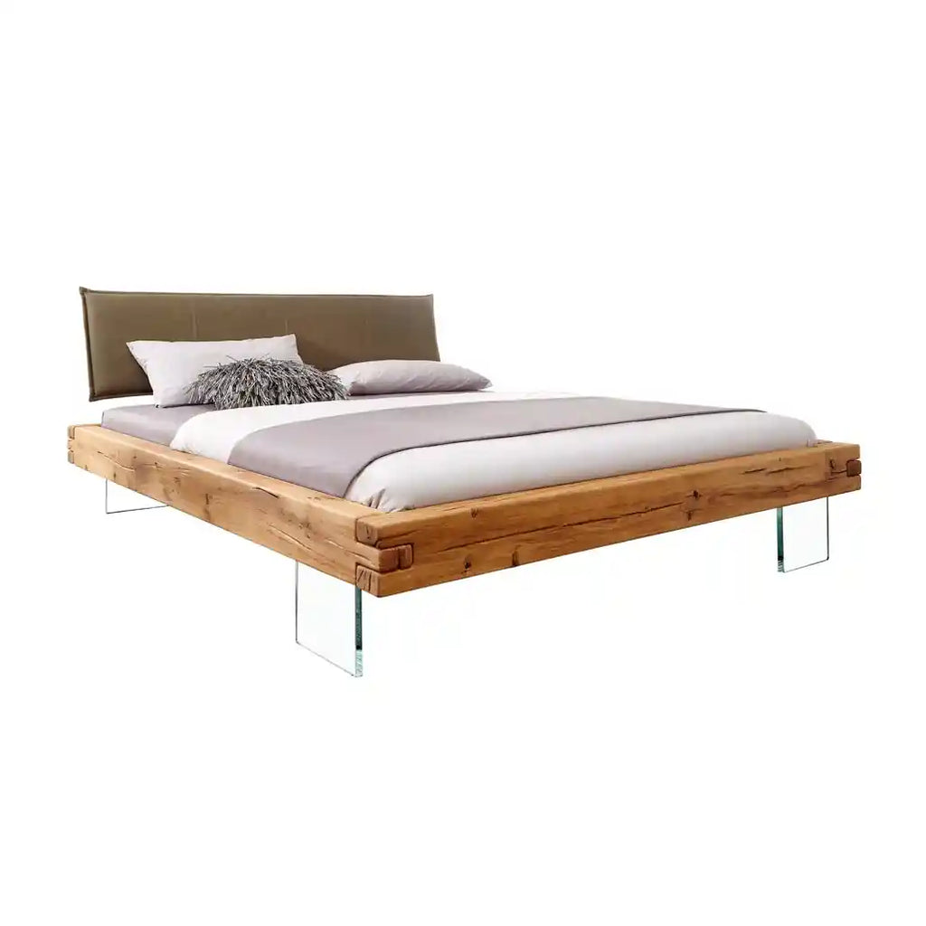 Panoramica Letto Levitante Alioth effetto sospeso con piedi in Vetro Temperato by Albert Stock