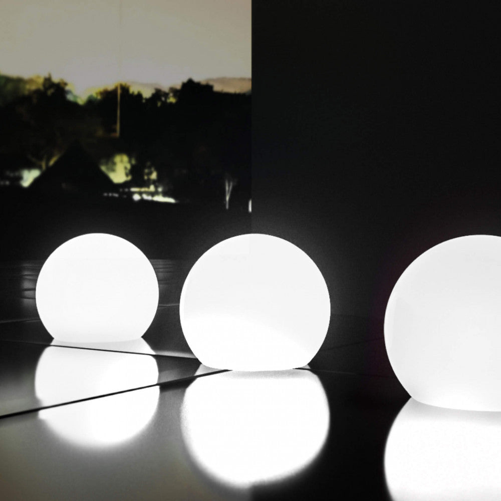 SFERA LUMINOSA GEMINI Ø 50 CON LED MULTICOLOR E BATTERIA SOLARE