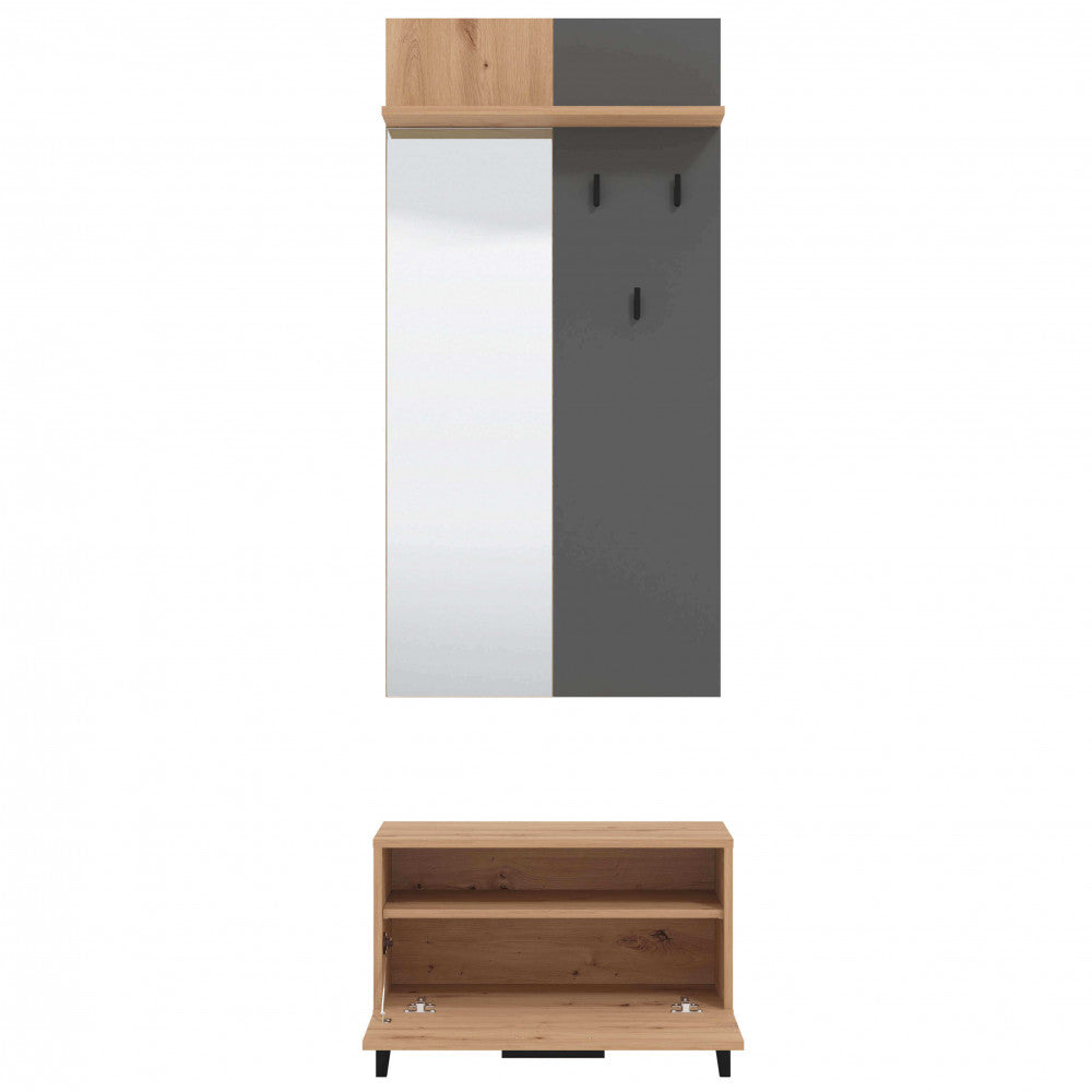 INGRESSO TERNI ROVERE ARTIGIANO E GRIGIO GRAFITE