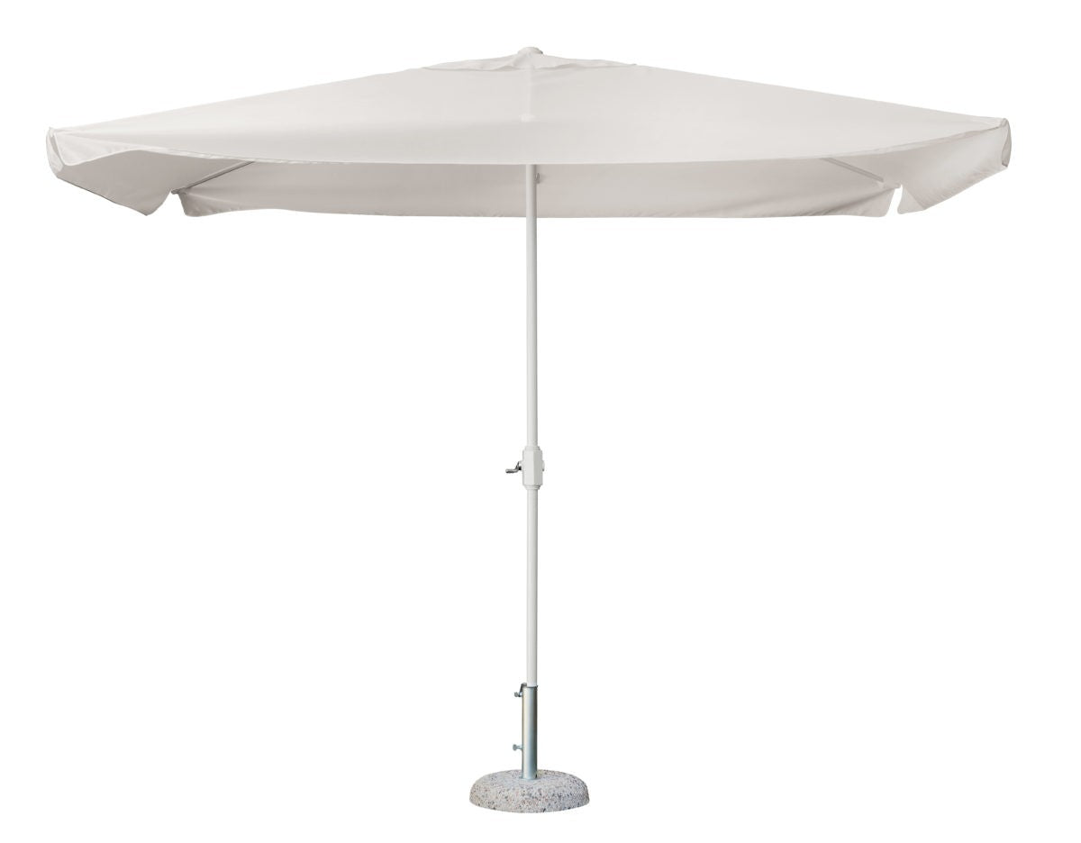Ombrellone 3x3 metri bianco con manovella
