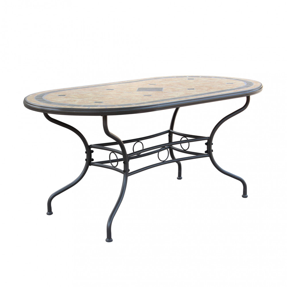 NEREO OVAL TABLE 160 X 90