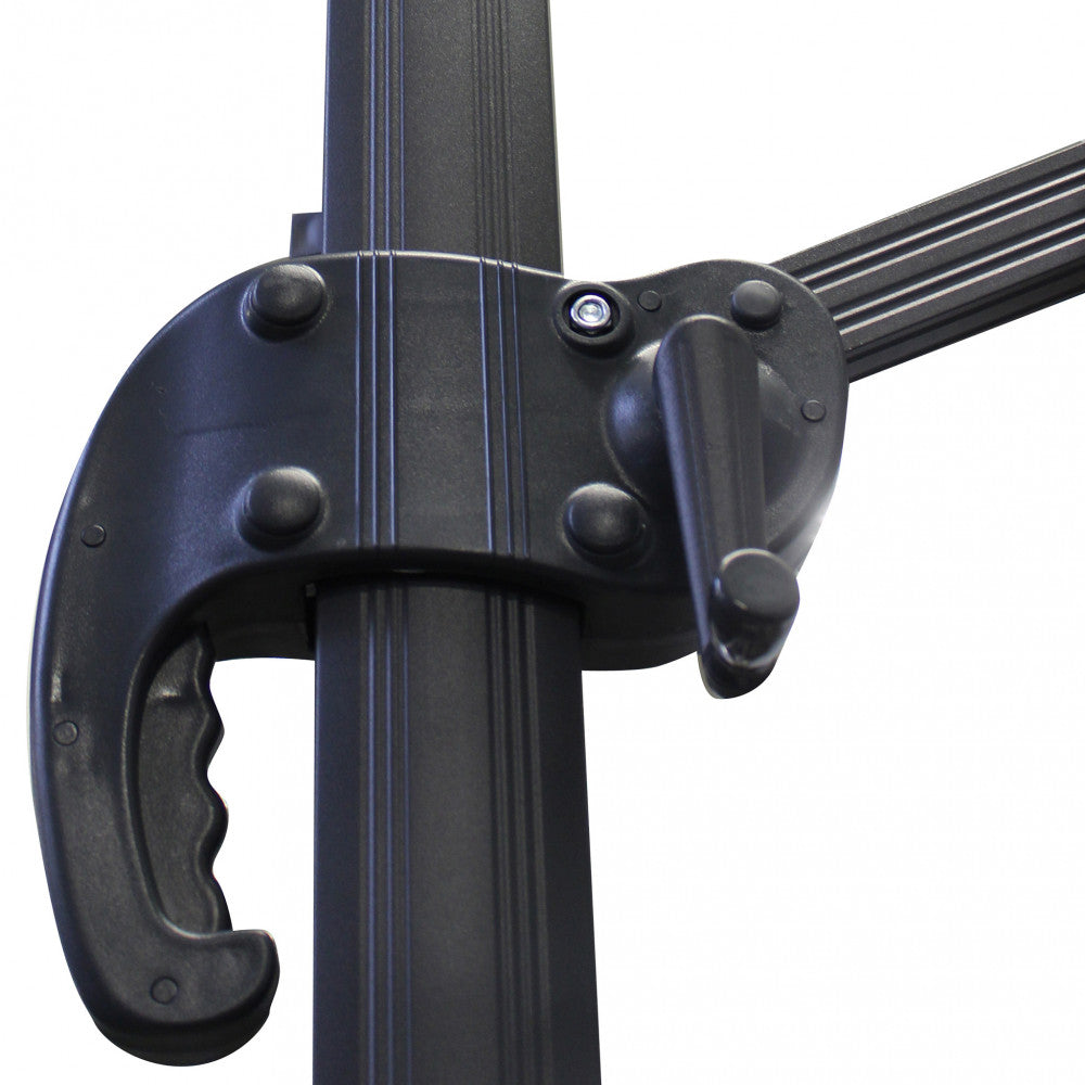 OMBRELLONE SATURNO NERO P/L 3 X 4 TELO ECRU