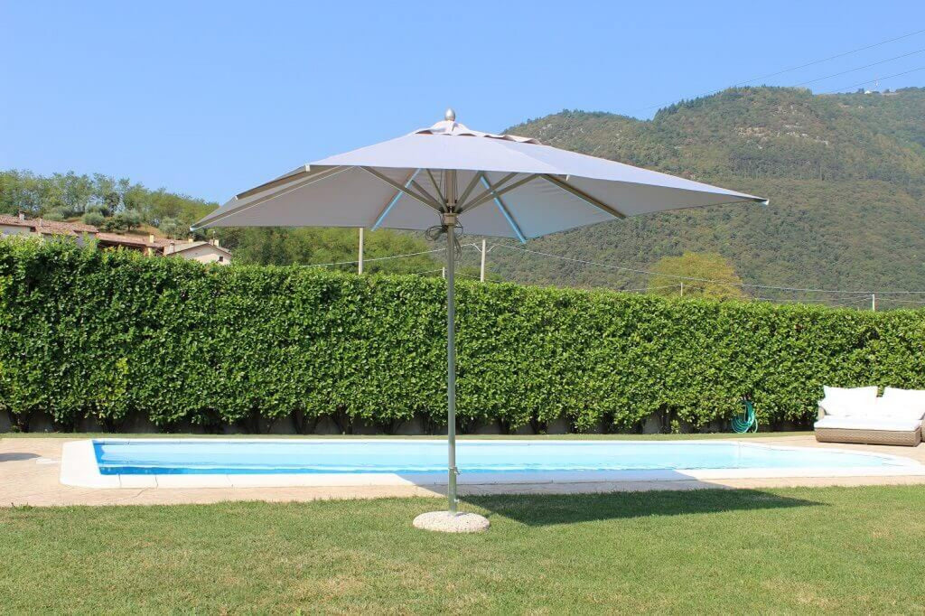 OMBRELLONE CRISTAL P/C ALLUMINIO 3 X 4