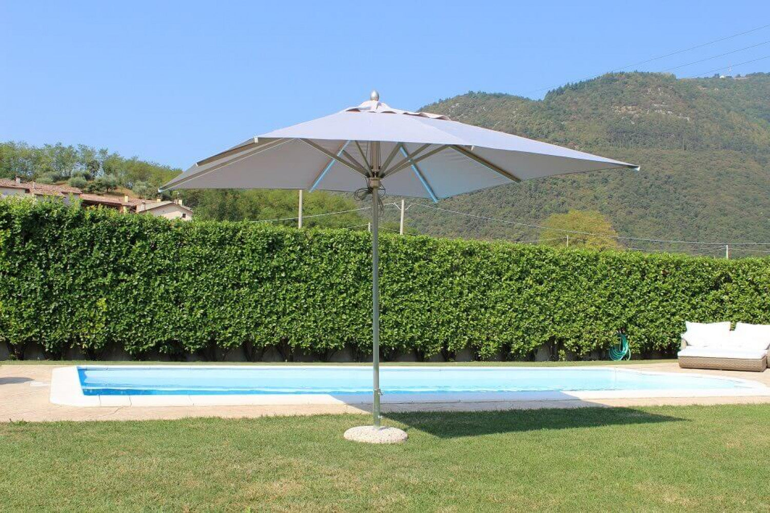 OMBRELLONE CRISTAL P/C ALLUMINIO 3 X 4