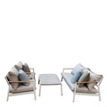 Salotto Cassis alluminio set 142B