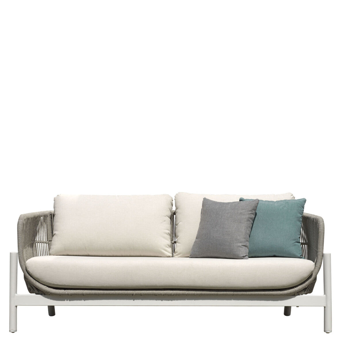 Salotto Vietri alluminio e corda set 155B