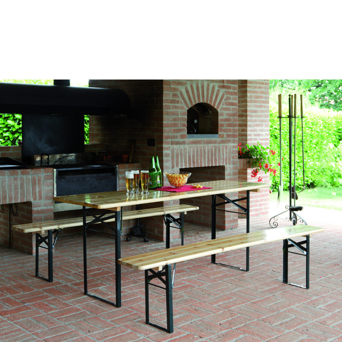 Set Birreria in legno e ferro SETB6