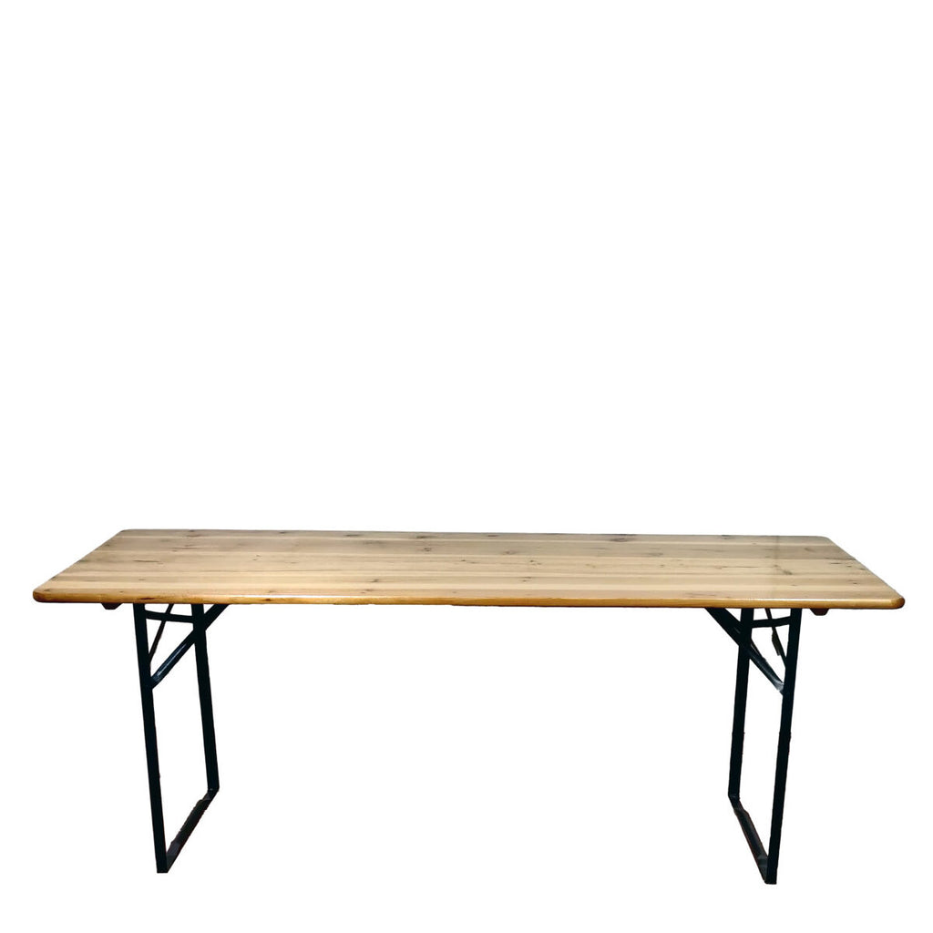 Tavolo Birreria in legno e ferro TB4