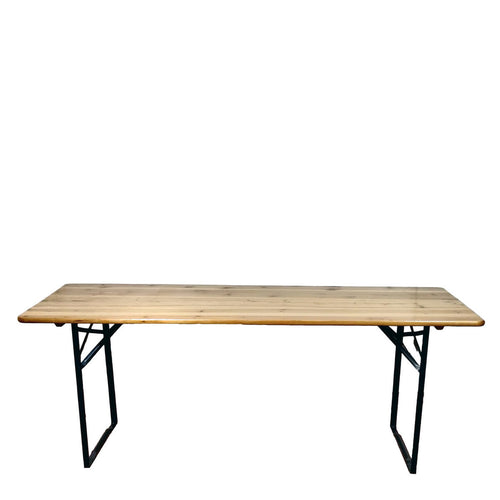 Tavolo Birreria in legno e ferro TB4