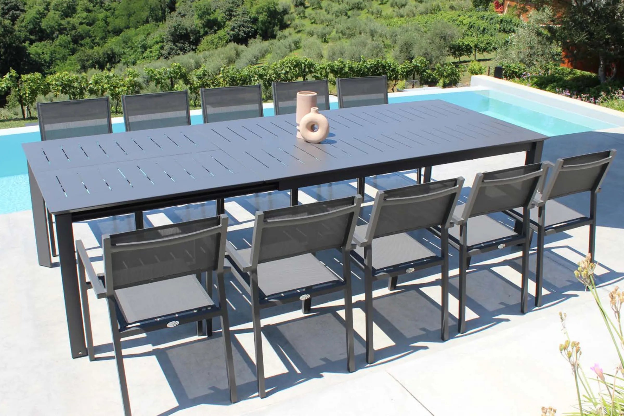 Arredamenti Shop Online Arredo Giardino Set In Teak Bordeaux