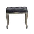 SGABELLO MARLY IN ECOPELLE VINTAGE GRIGIO