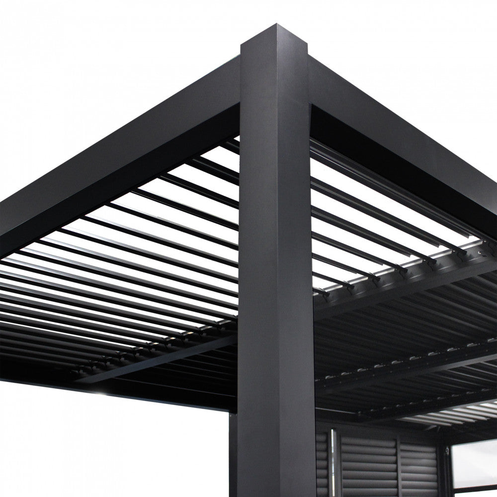 Pergola Bioclimatica 5.8x3 Antracite: Design e Comfort per Esterni