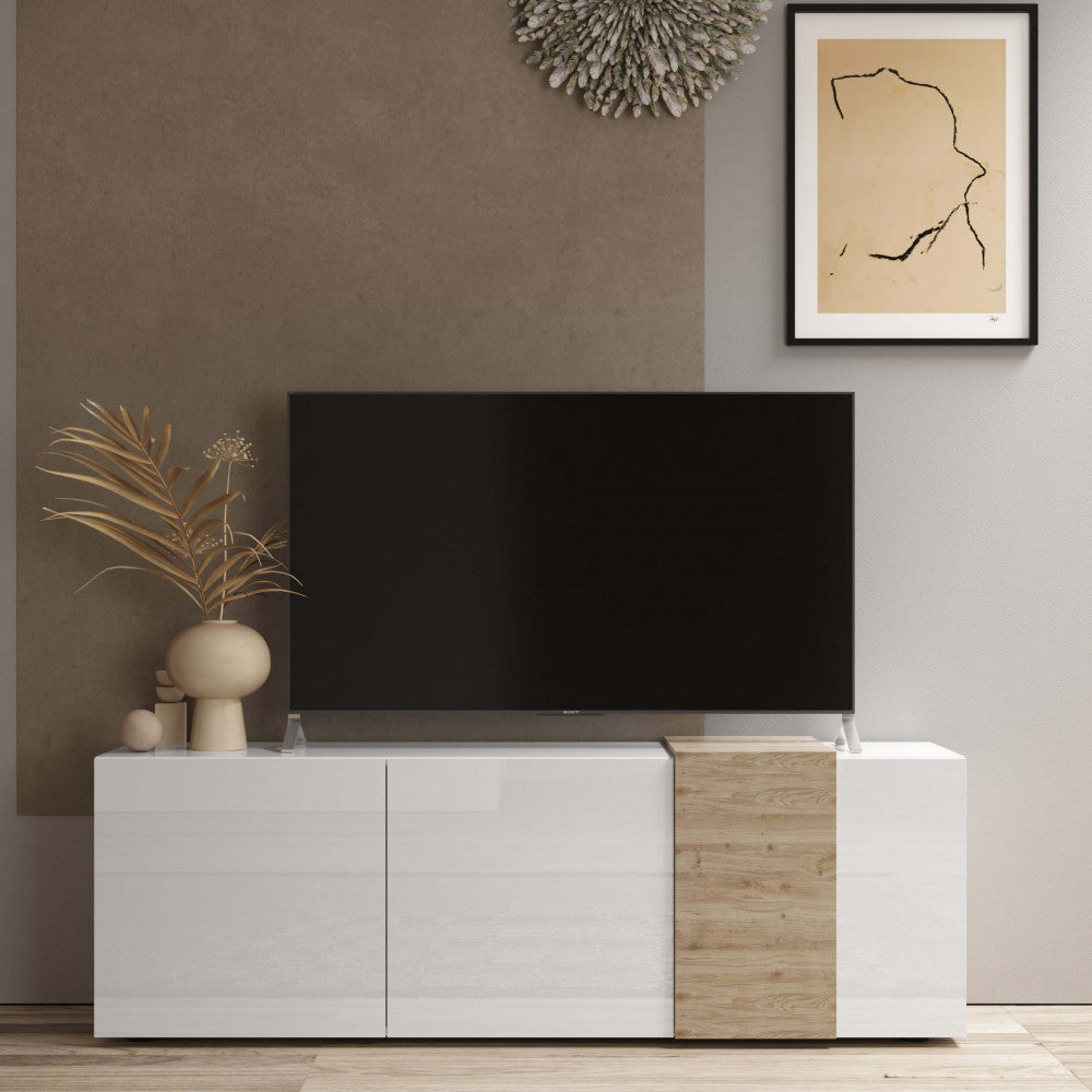 BASE TV 3 ANTE BIANCO LUCIDO/CADIZ ALBERTO