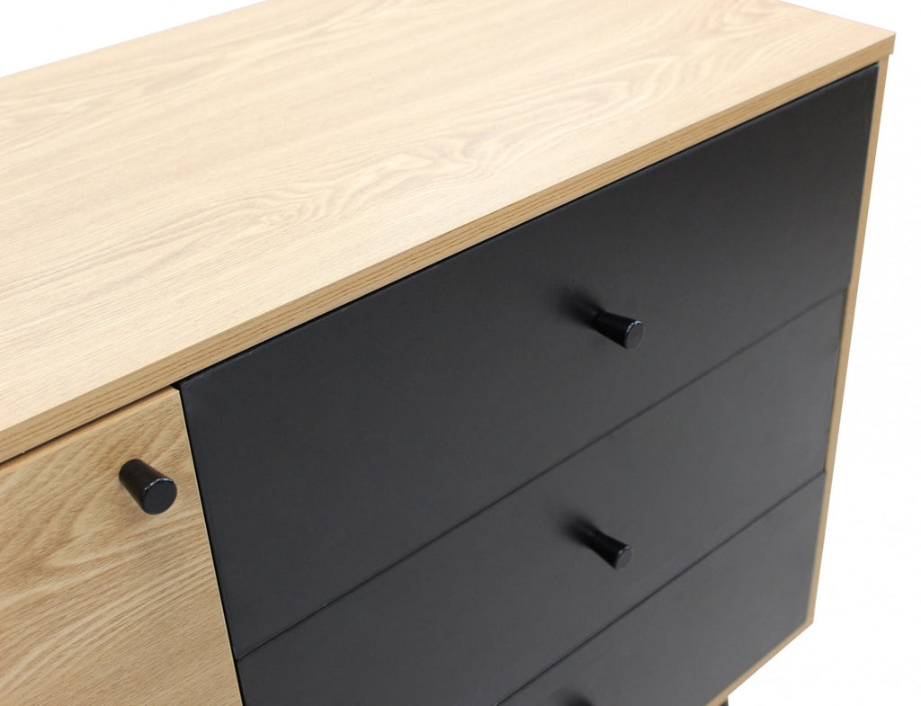 MOBILE EVAN NERO E NATURALE