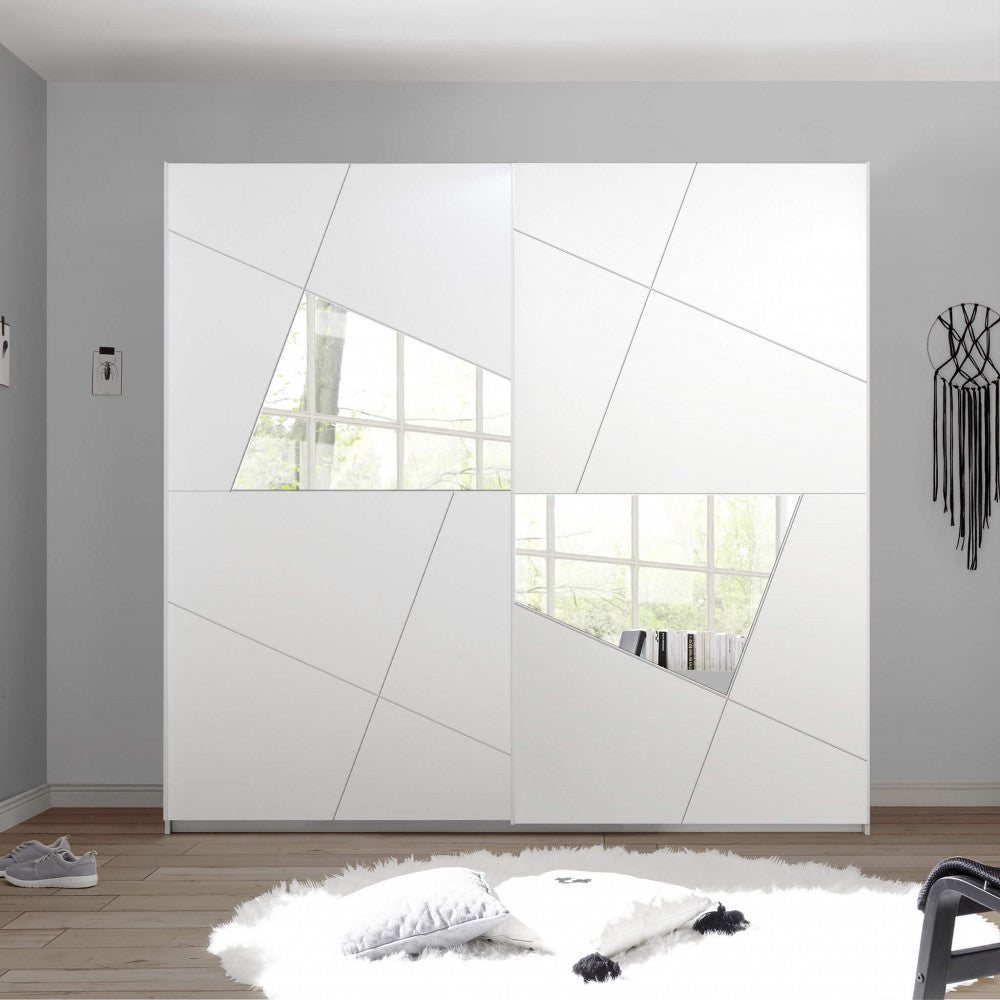 ARMADIO SCORR. 243X230 BIANCO FRASSINATO LEONARDO