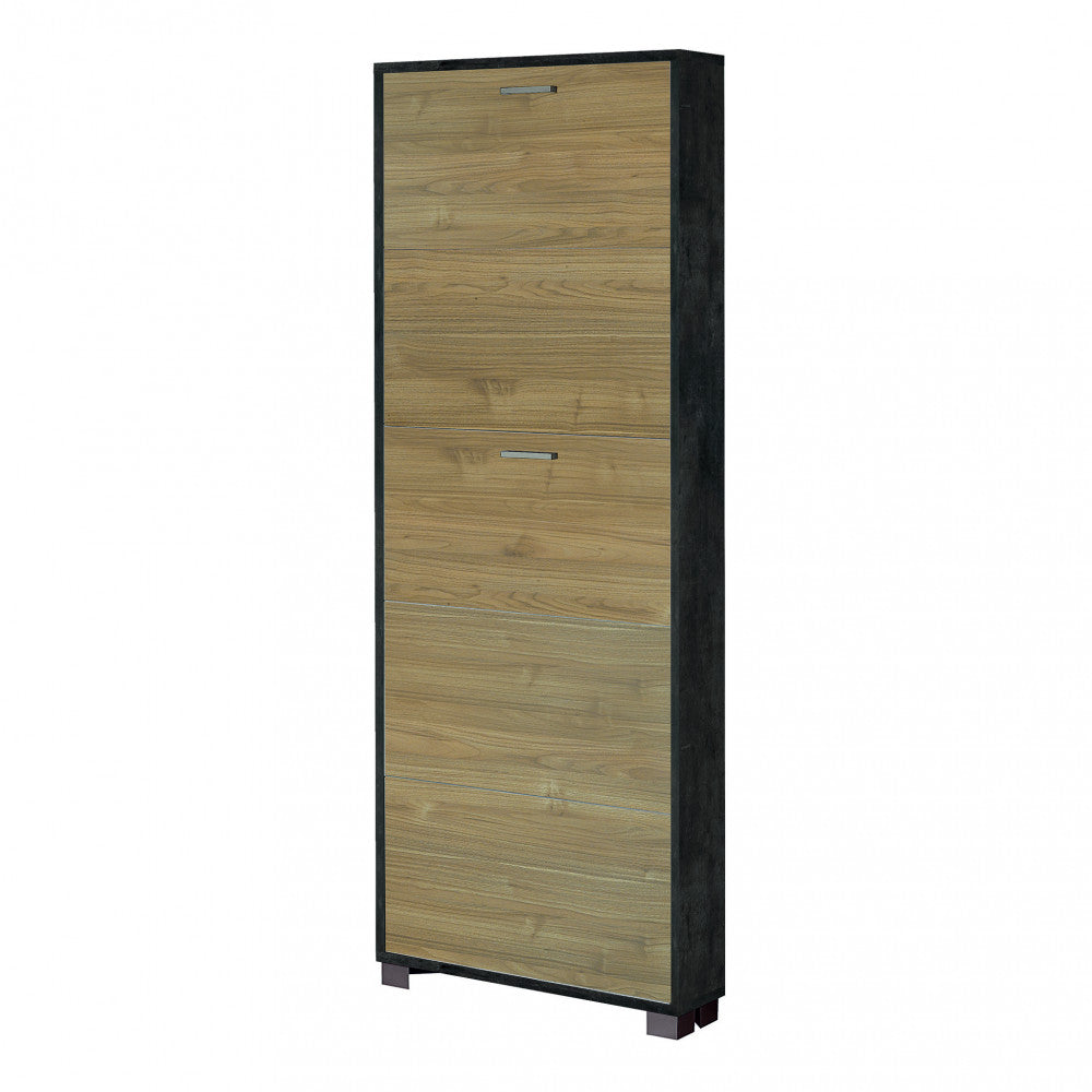 SCARPIERA 5 ANTE P.18 OSSIDO NERO E NOCE STELVIO