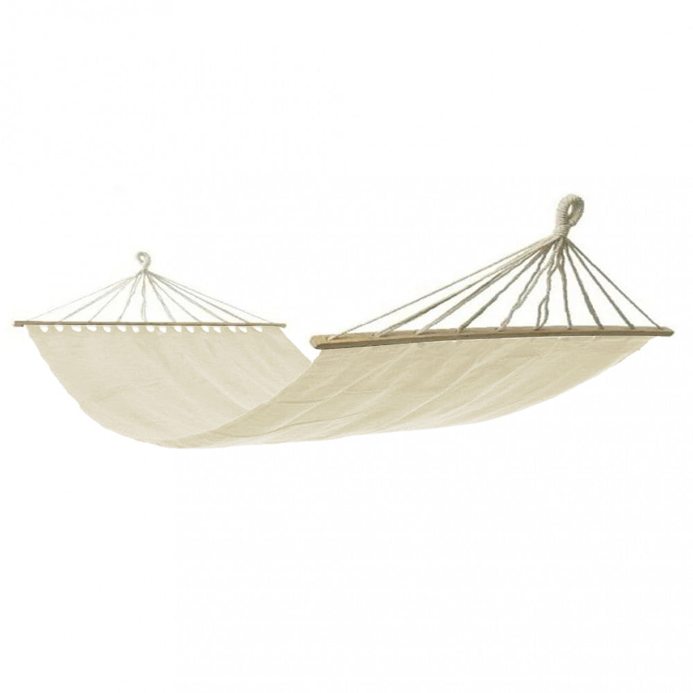 Amaca in Cotone 200 x 150 cm Beige - AM807501-BEIG - foto 4