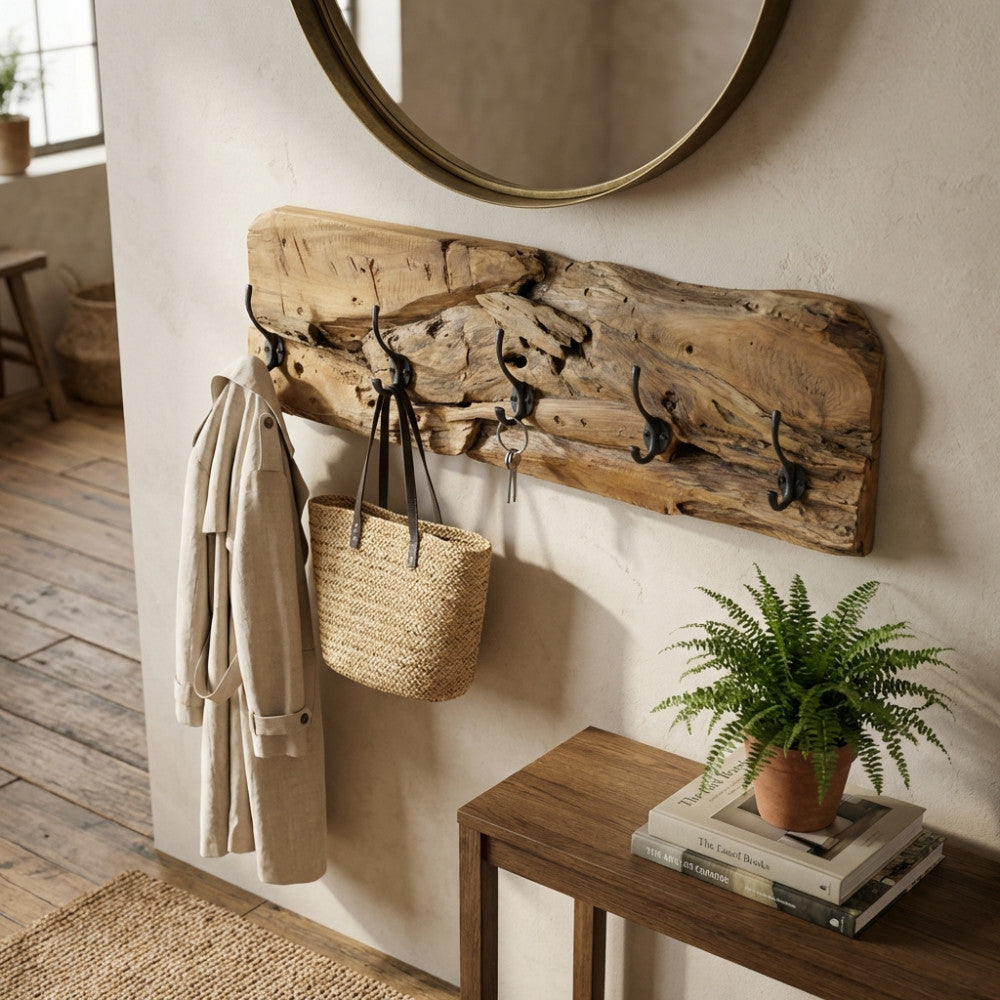 Appendiabiti Cassian in Legno di Teak - MO807335