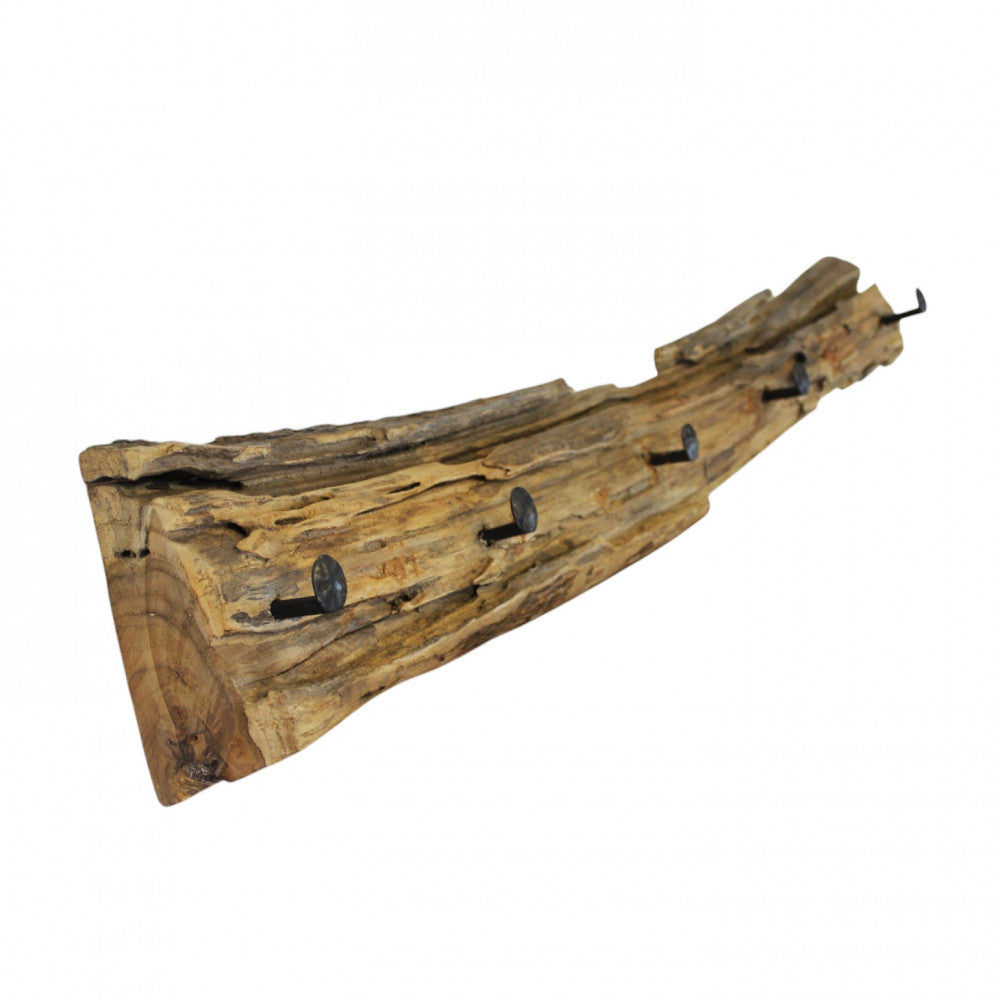 Appendiabiti Dudley in Teak e Metallo 90 cm - MO807354 - foto 3
