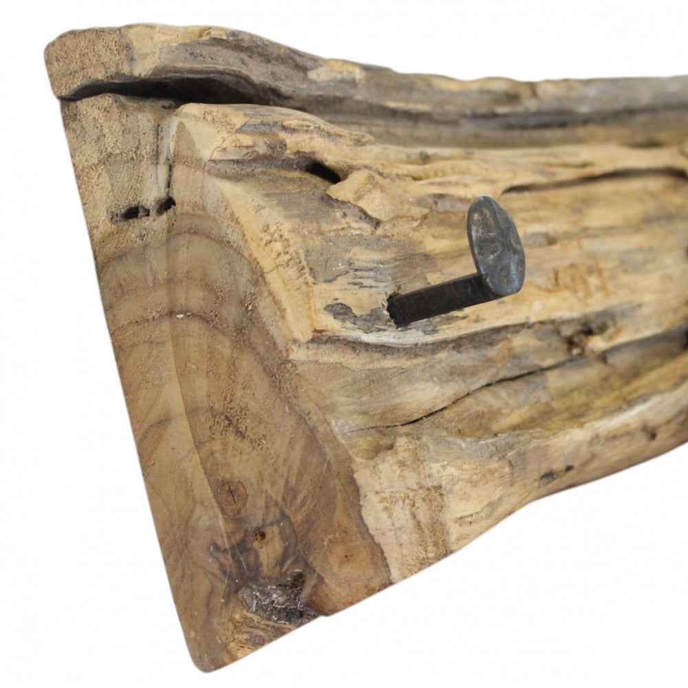 Appendiabiti Dudley in Teak e Metallo 90 cm - MO807354 - foto 5