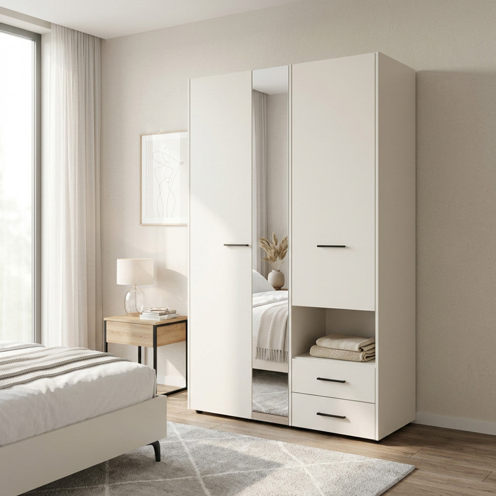 Armadio Leon Bianco Opaco 127,5 cm - MS801217 - foto 3
